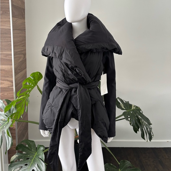 Lululemon Down To The Studio Jacket Black Reversible Slub Denim Black NWT 10❤️ - Picture 2 of 10